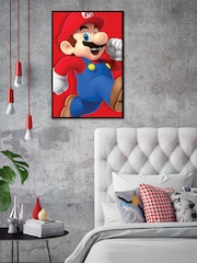 Pyramid International Red Super Mario Framed Framed Maxi Poster - Image 2 of 3