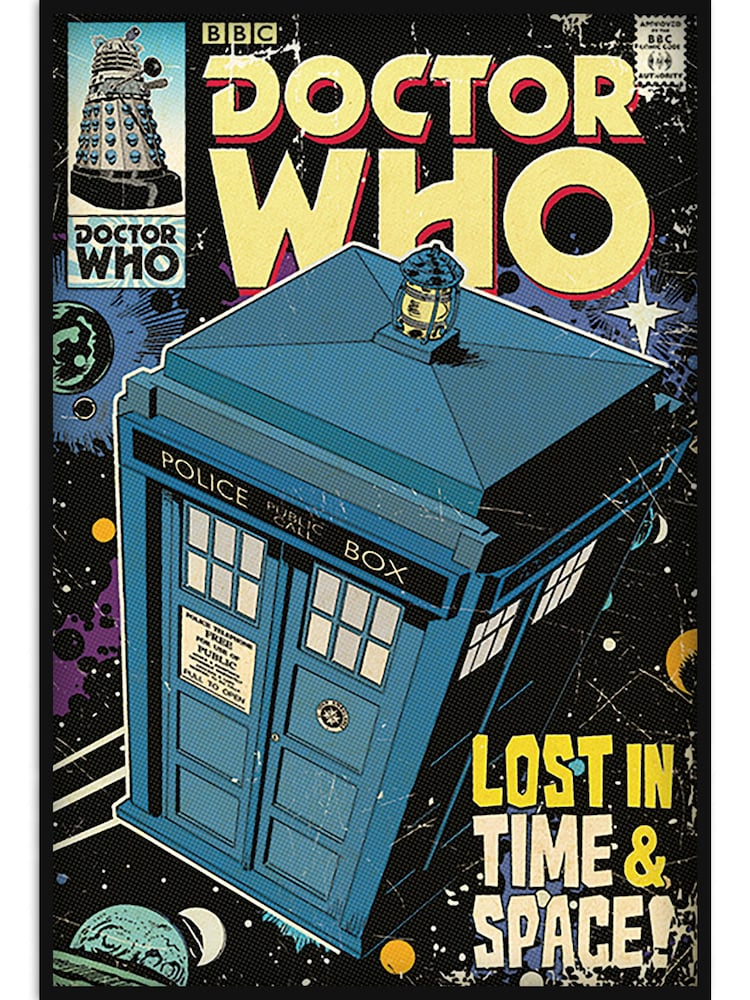 Pyramid International Blue Doctor Who Lost In Time & Space Framed Maxi Poster - Image 3 of 3