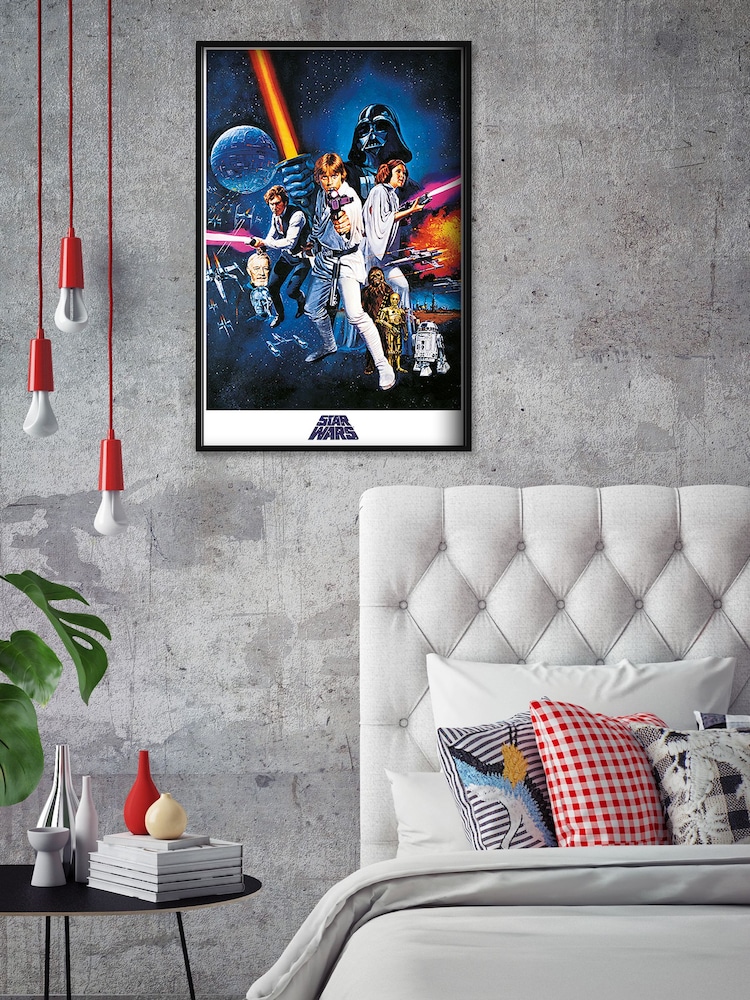 Pyramid International Blue Star Wars A New Hope Framed Maxi Poster - Image 2 of 3