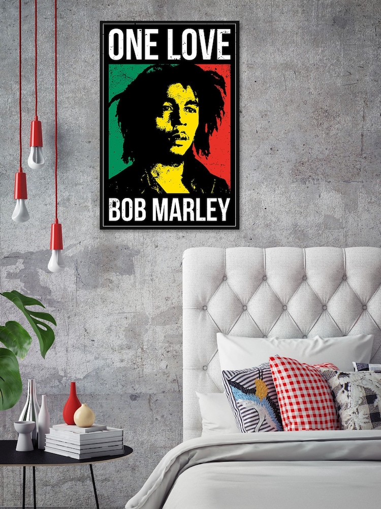Pyramid International Black Bob Marley One Love Framed Maxi Poster - Image 2 of 3