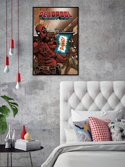 Pyramid International Red Deadpool Bang Framed Maxi Poster - Image 2 of 3