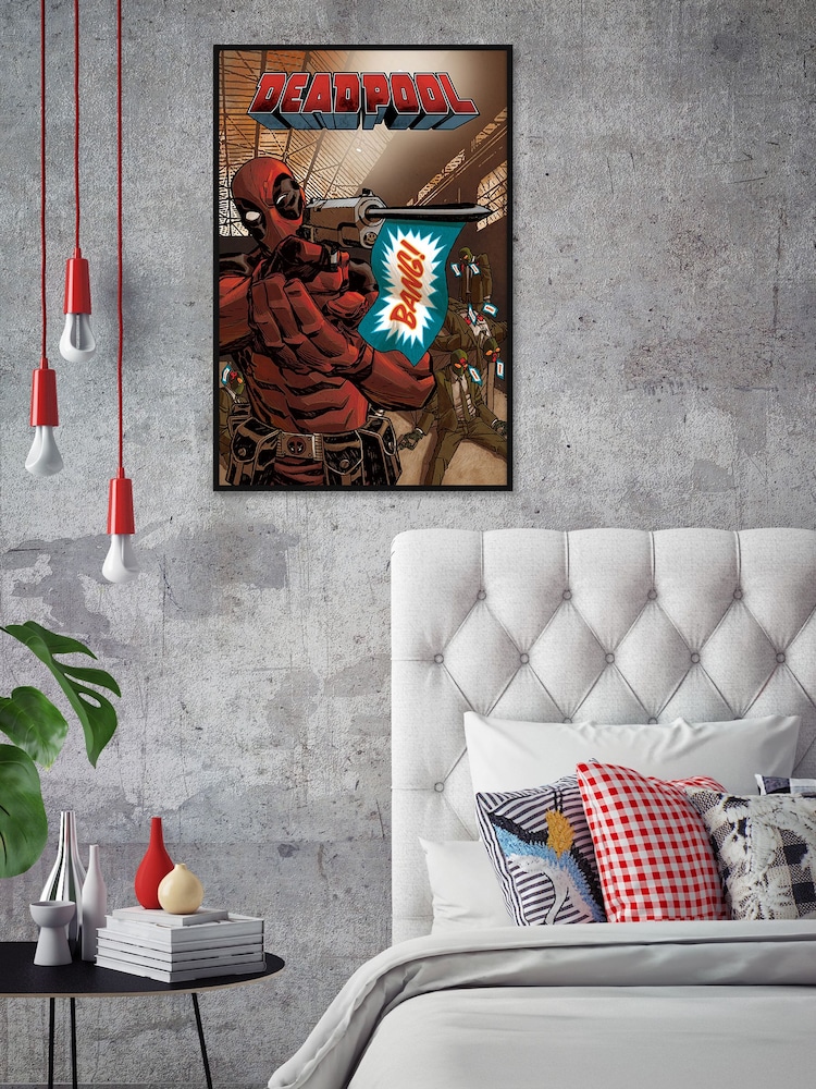 Pyramid International Red Deadpool Bang Framed Maxi Poster - Image 2 of 3