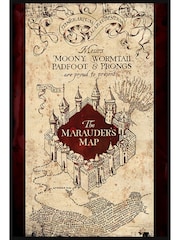 Pyramid International Natural Harry Potter Marauders Map Framed Maxi Poster - Image 3 of 3