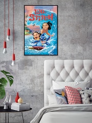 Pyramid International Blue Lilo And Stitch Wave Surf Framed Maxi Poster - Image 2 of 3