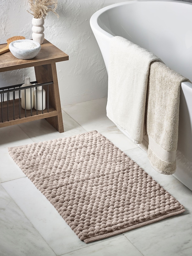 Mink Brown Giant Bath Bobble Mat - Image 1 of 3 Mink Brown Giant Bath Bobble Mat - Image 1 of 3