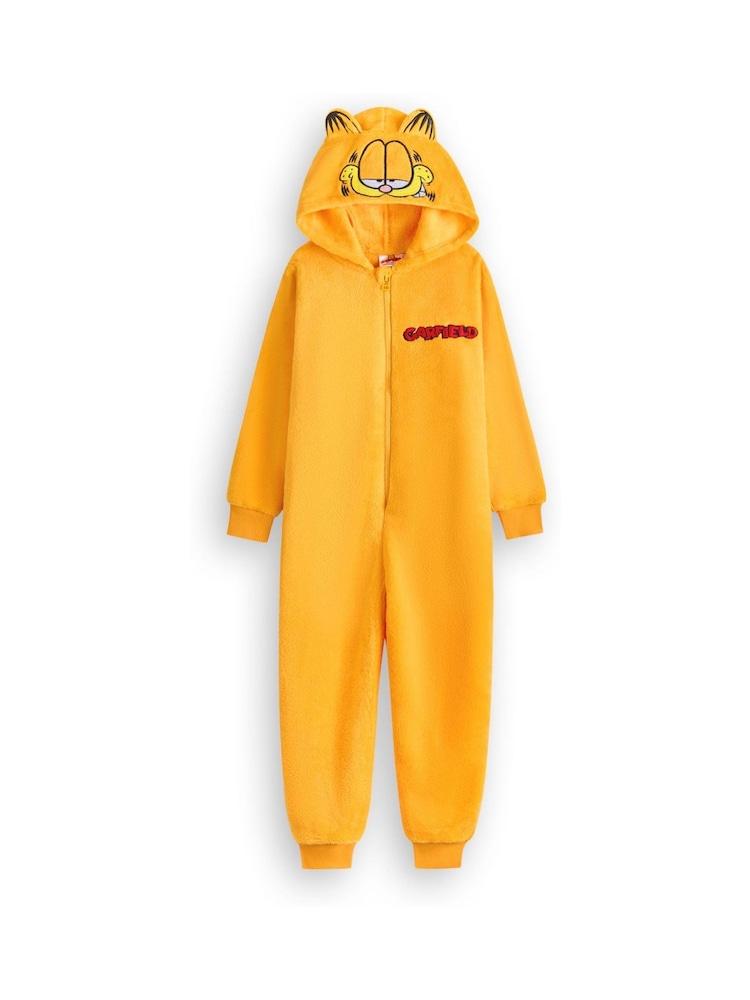 Vanilla Underground Orange Adult Garfield Unisex Onesie - Image 1 of 6
