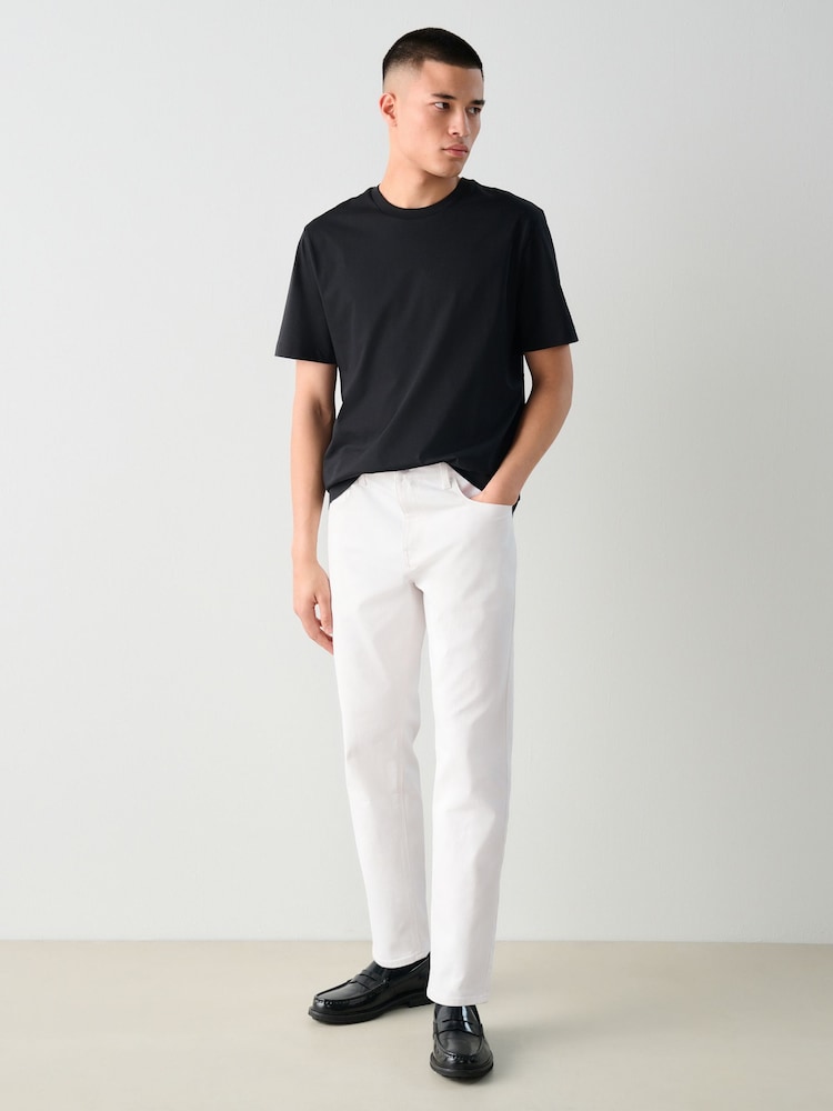 White Slim Fit Essential Stretch Jeans - Image 2 of 12