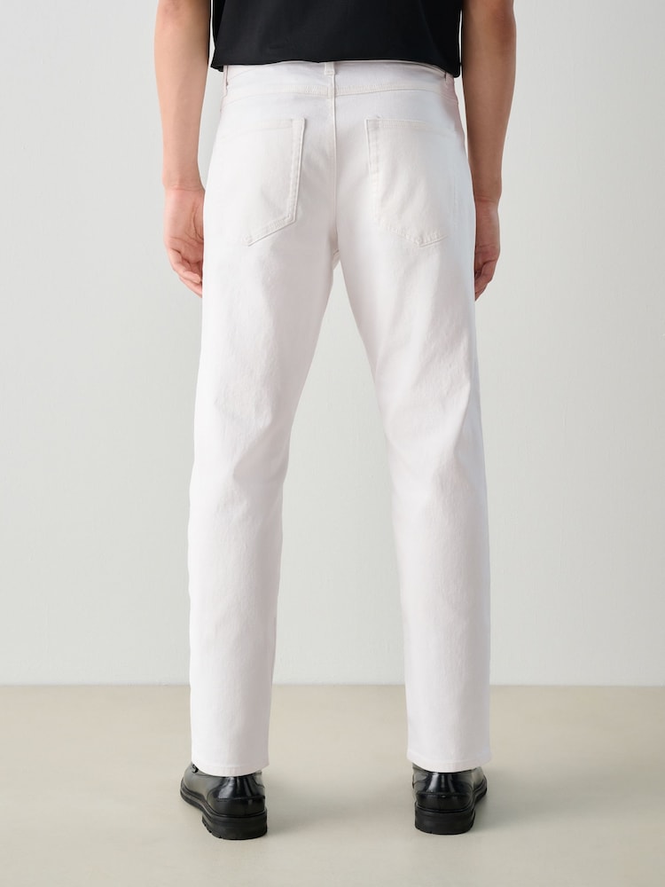 White Slim Fit Essential Stretch Jeans - Image 3 of 12