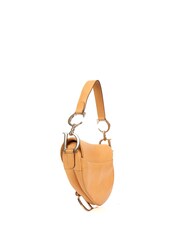 Christian Dior Brown Saddle Bag Calfskin Handbag - Image 3 of 6