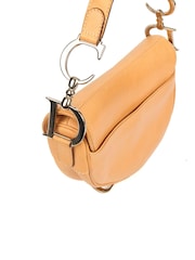 Christian Dior Brown Saddle Bag Calfskin Handbag - Image 5 of 6
