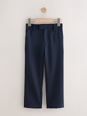 Navy Longer Length Standard Waist School Trousers (3-17yrs) - Image 1 of 6