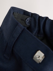 Navy Longer Length Standard Waist School Trousers (3-17yrs) - Image 5 of 6