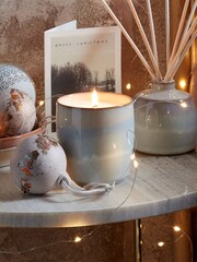 Denby Pink Quartz Rose Ceramic Candle Pot - Image 1 of 4
