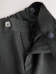 Grey Longer Length Standard Waist School Trousers (3-17yrs) - Image 3 of 6