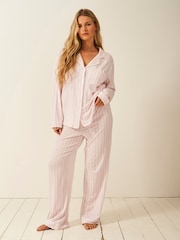 Stripe & Stare Long Sleeve Pyjamas Set - Image 2 of 7