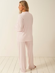 Stripe & Stare Long Sleeve Pyjamas Set - Image 4 of 7