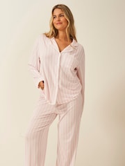 Stripe & Stare Long Sleeve Pyjamas Set - Image 5 of 7