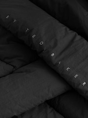 Baker by Ted Baker Shower Resistant Duvet Wrap Padded Black Coat - Image 6 of 6