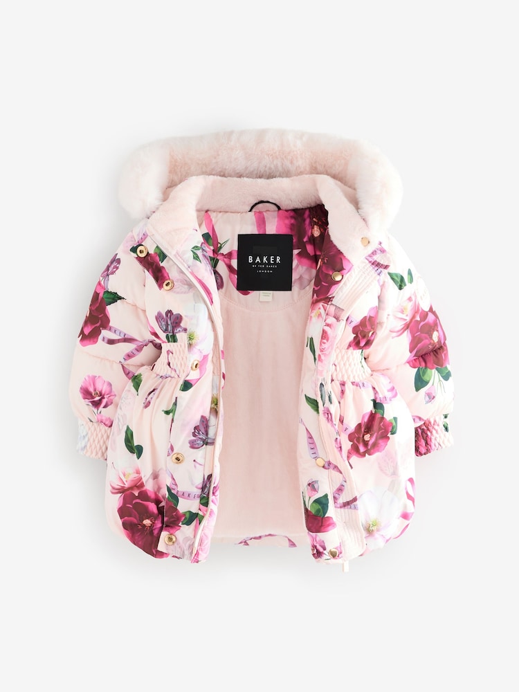 Baker by Ted Baker Shower Resistant Bubble Hem Padded Coat - Image 1 of 7