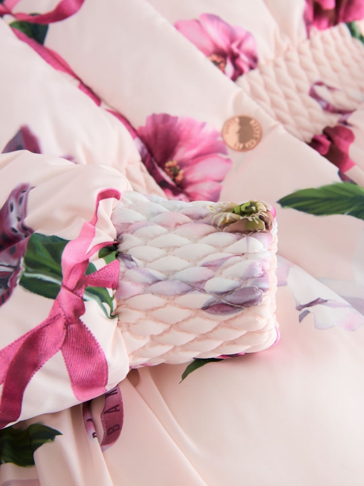 Rosa - Casaco acolchoado com bainha de bolhas resistente a chuva Baker by Ted Baker - Imagem 13 de 13