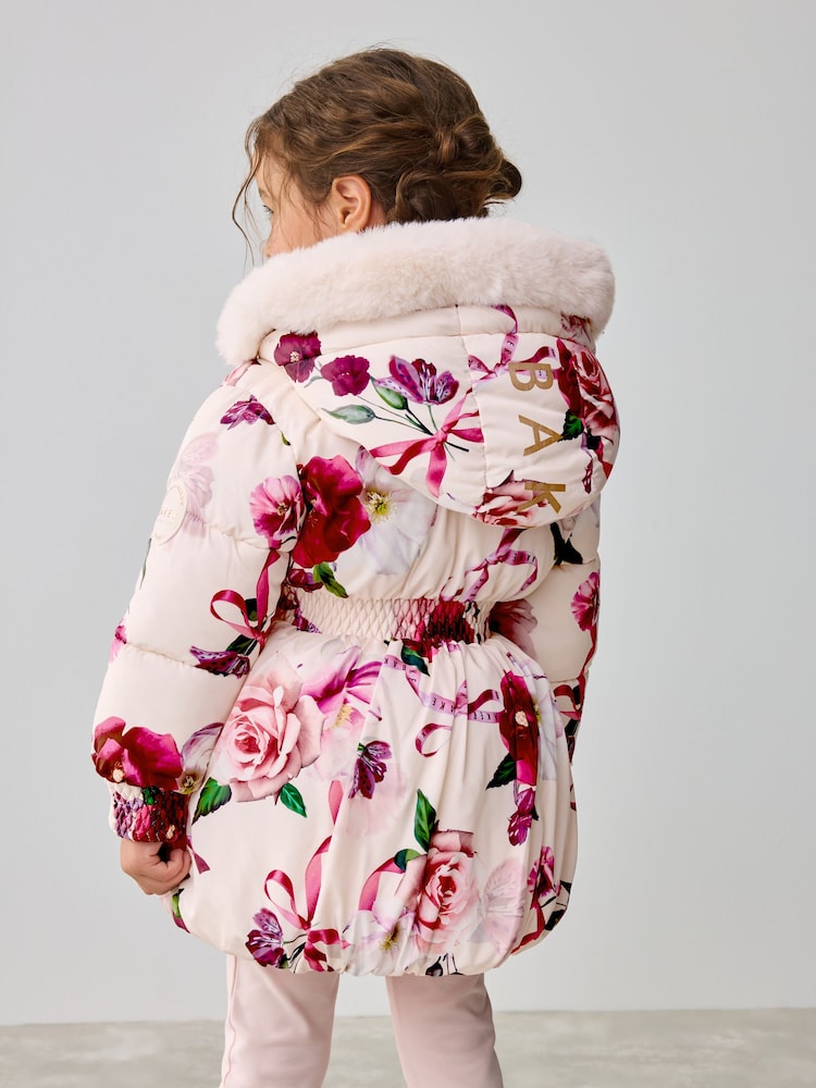 Baker by Ted Baker Shower Resistant Bubble Hem Padded Coat - Image 4 of 13