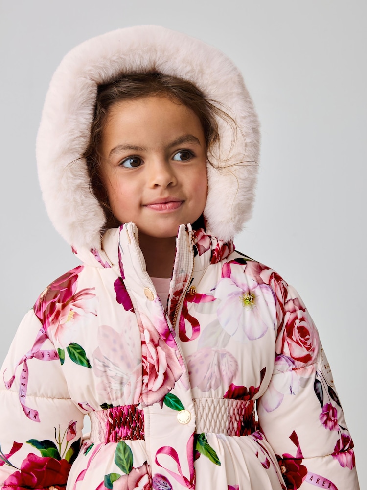 Baker by Ted Baker Shower Resistant Bubble Hem Padded Coat - Image 5 of 13