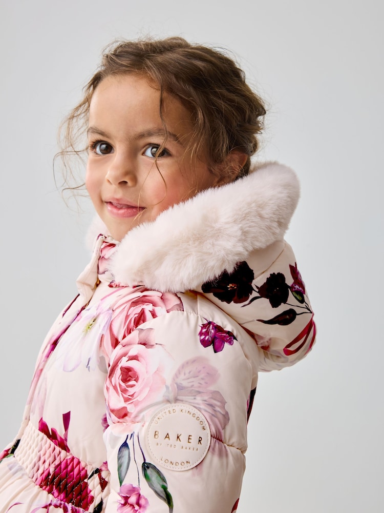 Baker by Ted Baker Shower Resistant Bubble Hem Padded Coat - Image 6 of 13