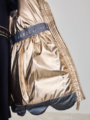 Baker by Ted Baker Shower Resistant Scallop Padded Coat With Detachable Bag - Image 11 of 22