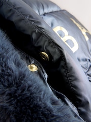 Baker by Ted Baker Shower Resistant Scallop Padded Coat With Detachable Bag - Image 21 of 22