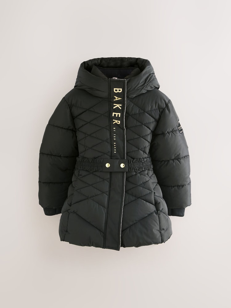 Baker by Ted Baker Shower Resistant Midweight Belted Padded Coat - Image 1 of 10