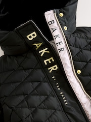 Baker by Ted Baker Shower Resistant Midweight Belted Padded Coat - Image 5 of 10