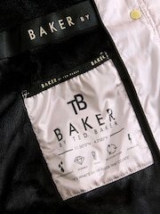 Baker by Ted Baker Shower Resistant Midweight Belted Padded Coat - Image 7 of 10