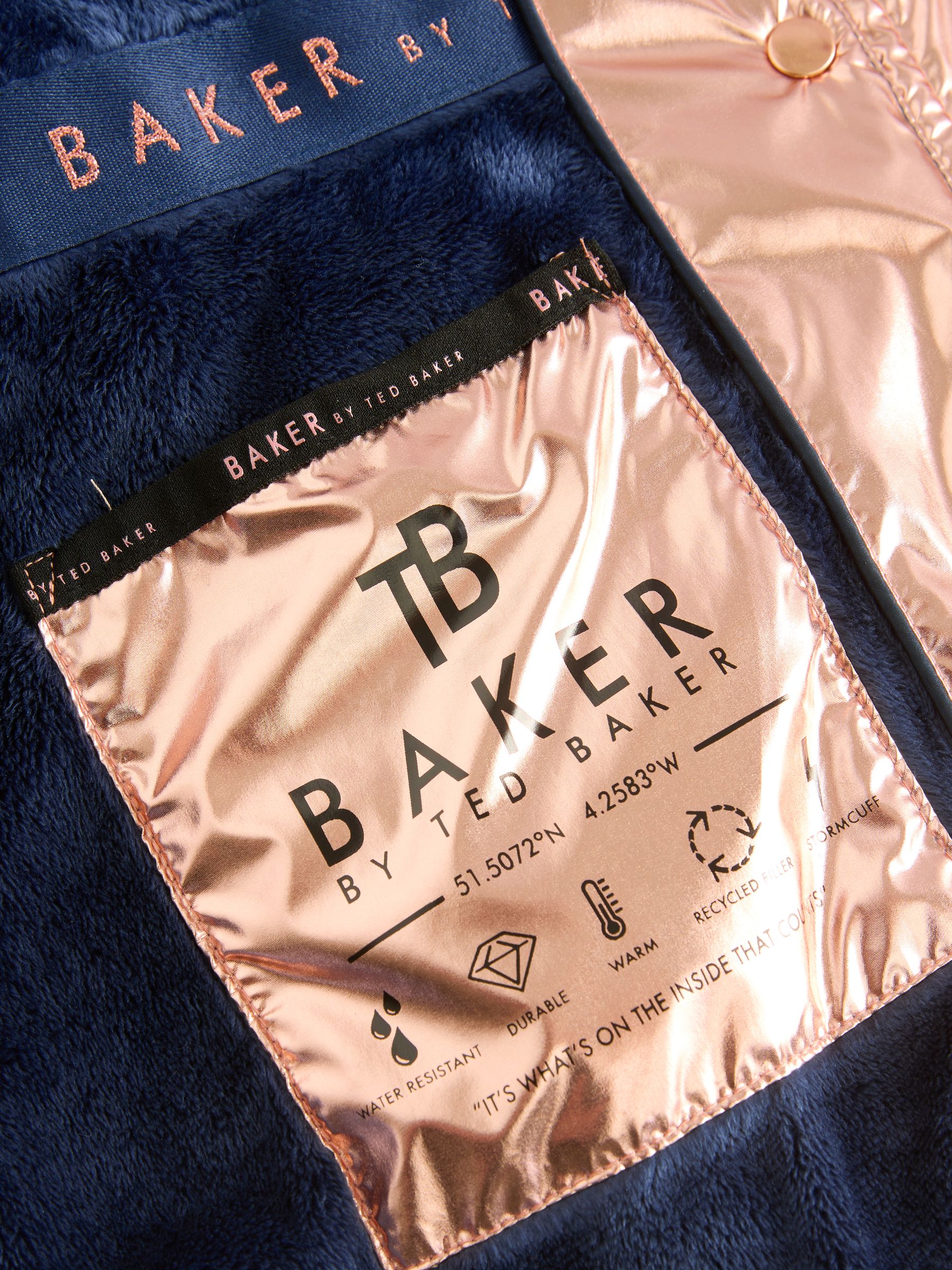 Buy Baker by Ted Baker Shower Resistant Midweight Belted Padded