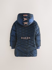 Baker by Ted Baker Shower Resistant Midweight Belted Padded Coat - Image 2 of 10