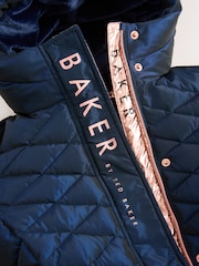 Baker by Ted Baker Shower Resistant Midweight Belted Padded Coat - Image 4 of 10