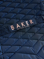 Baker by Ted Baker Shower Resistant Midweight Belted Padded Coat - Image 6 of 10