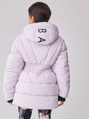 Baker by Ted Baker Shower Resistant Lilac Shirred Padded Coat - Image 4 of 17