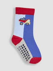 JoJo Maman Bébé Red 5-Pack Socks - Image 3 of 6
