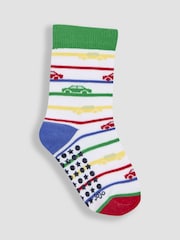 JoJo Maman Bébé Red 5-Pack Socks - Image 6 of 6