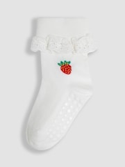 Pack de 2 calcetines con volantes de Jojo Maman Bébé - Imagen 2 de 5