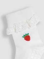 Pack de 2 calcetines con volantes de Jojo Maman Bébé - Imagen 4 de 5