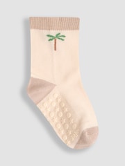 JoJo Maman Bébé Green Printed Socks 3 Pack - Image 3 of 4