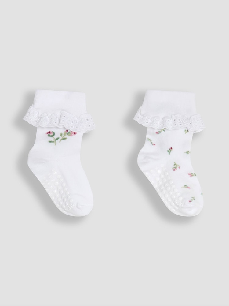Komplet 2parov nogavic z vrtnicami JoJo Maman Bébé - Slika 1 iz 3