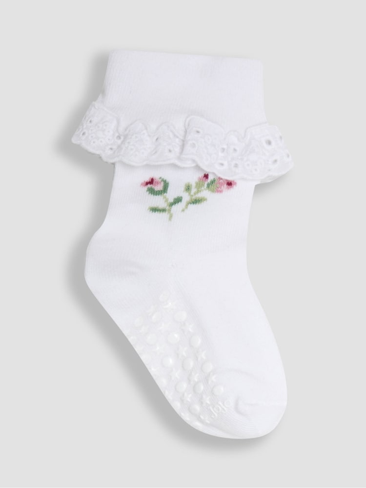 Pack de 2 pares de calcetines con volantes en ose de Jojo Maman Bébé - Imagen 2 de 3 Pack de 2 pares de calcetines con volantes en ose de Jojo Maman Bébé - Imagen 2 de 3