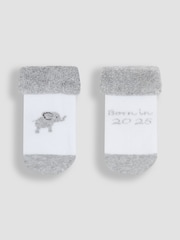 Jojo Maman Bébé 2er Pack Born In 2025 Babysocken - Bild 1 von 3