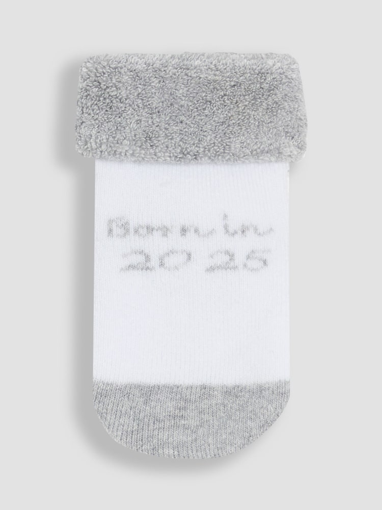 Jojo Maman Bébé 2er Pack Born In 2025 Babysocken - Bild 3 von 3