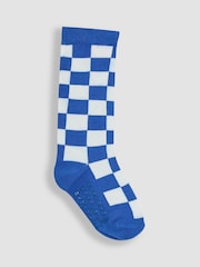 JoJo Maman Bébé Check 2-Pack Checkerboard Socks - Image 2 of 3