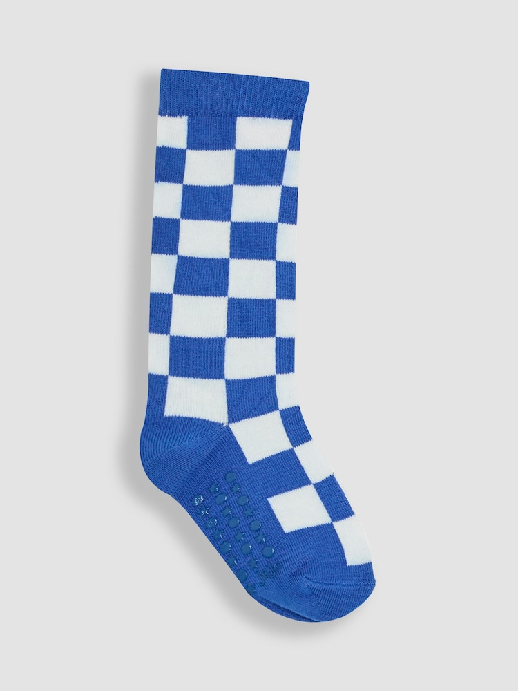 JoJo Maman Bébé Check 2-Pack Checkerboard Socks - Image 2 of 3