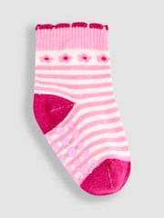 JoJo Maman Bébé Red 5-Pack Socks - Image 2 of 6