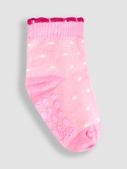 JoJo Maman Bébé Red 5-Pack Socks - Image 5 of 6